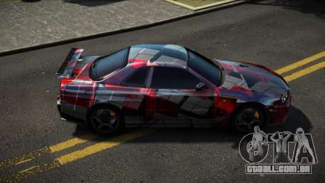 Nissan Skyline R34 Dezro S8 para GTA 4