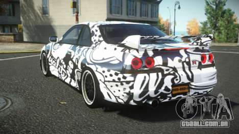 Nissan Skyline R33 Hikoshi S1 para GTA 4