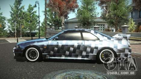 Nissan Skyline R33 Hikoshi S11 para GTA 4