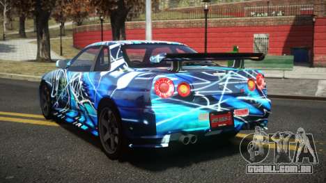 Nissan Skyline R34 Dezro S12 para GTA 4