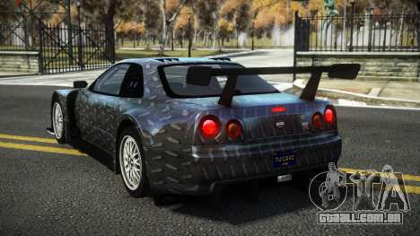 Nissan Skyline R34 Dibofas S13 para GTA 4