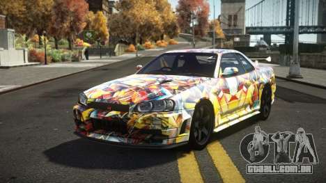 Nissan Skyline R34 Dezro S1 para GTA 4