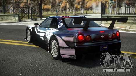 Nissan Skyline R34 Dibofas S4 para GTA 4