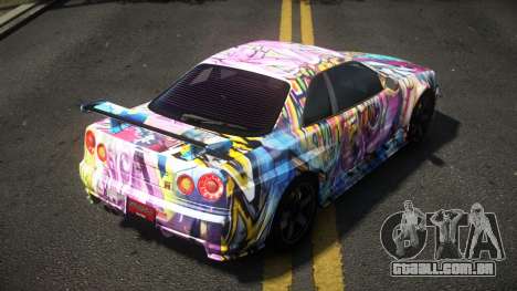 Nissan Skyline R34 Dezro S4 para GTA 4