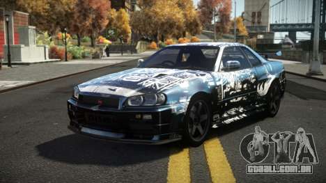 Nissan Skyline R34 Dezro S13 para GTA 4