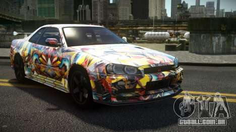 Nissan Skyline R34 Dezro S1 para GTA 4