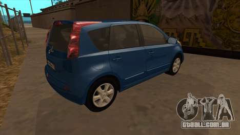 Nissan Note (2011) para GTA San Andreas