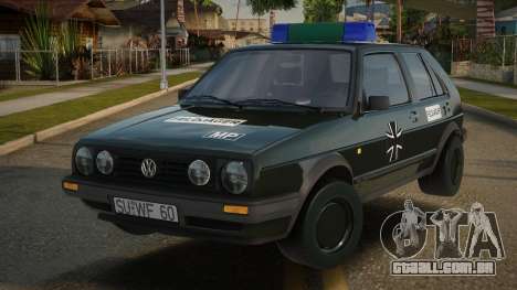 Volkswagen Golf Mk2 Feldjager 1991 para GTA San Andreas