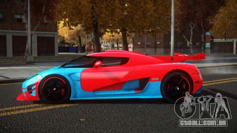 Koenigsegg Agera One Toshimy S3 para GTA 4
