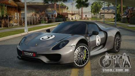 Porsche 918 Spyder V2.1 para GTA San Andreas