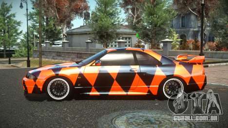 Nissan Skyline R33 Hikoshi S14 para GTA 4