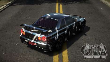 Nissan Skyline R34 Dezro S2 para GTA 4