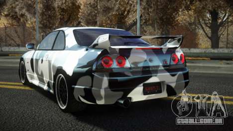 Nissan Skyline R33 Fahuz S8 para GTA 4