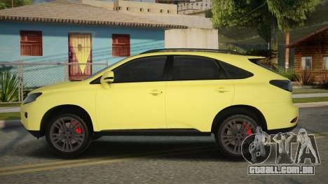 Lexus RX350 Nusimo para GTA San Andreas
