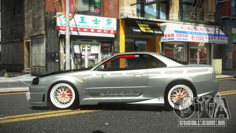 Nissan Skyline R34 Vuzax para GTA 4