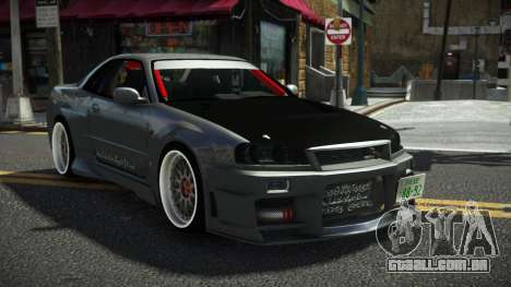 Nissan Skyline R34 Vuzax para GTA 4