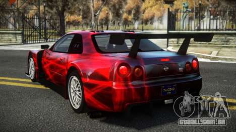 Nissan Skyline R34 Dibofas S7 para GTA 4