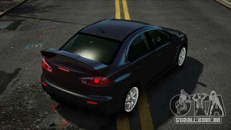 Mitsubishi Lancer Evo X Ulisapo para GTA 4