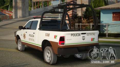 Dodge Ram Policia Estatal Tamaulipas para GTA San Andreas