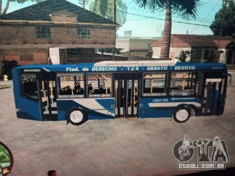 Colectivo Linea 124 para GTA San Andreas