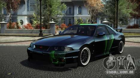 Nissan Skyline R33 Hikoshi S10 para GTA 4