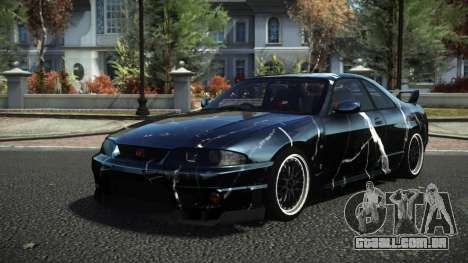 Nissan Skyline R33 Hikoshi S6 para GTA 4