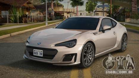 Subaru BRZ 2017 para GTA San Andreas