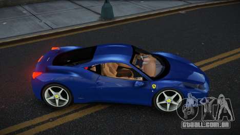 Ferrari 458 Kladsa para GTA 4