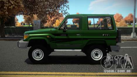 Toyota Land Cruiser 2016 2 Doors para GTA 4