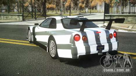 Nissan Skyline R34 Dibofas S1 para GTA 4