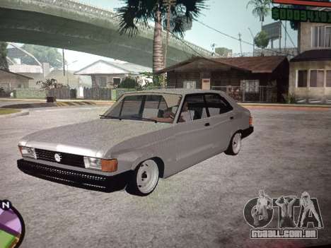 Volkswagen 1500 Cinza para GTA San Andreas