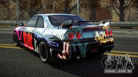 Nissan Skyline R33 Fahuz S4 para GTA 4