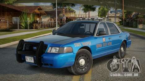 Georgia State Patrol 2011 Ford Crown Victoria para GTA San Andreas