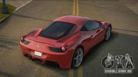 Ferrari 458 Italia Secrom para GTA San Andreas