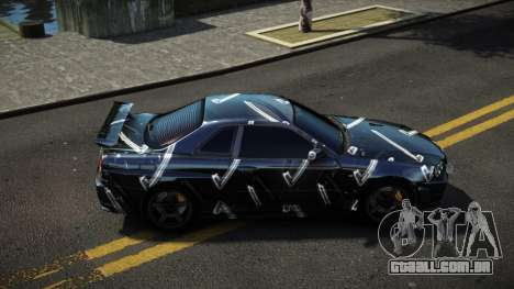 Nissan Skyline R34 Dezro S2 para GTA 4