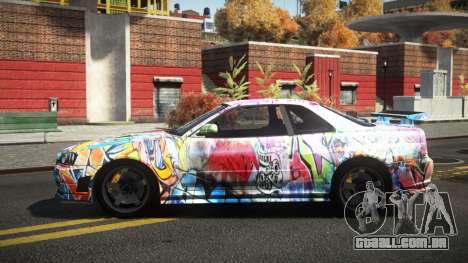 Nissan Skyline R34 Dezro S4 para GTA 4