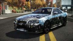 Nissan Skyline R34 Dezro S6 para GTA 4