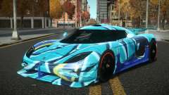 Koenigsegg Agera One Toshimy S11 para GTA 4