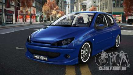 Peugeot 206 Bafuka para GTA 4