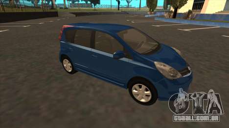 Nissan Note 2011 [IVF] para GTA San Andreas
