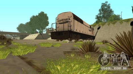 Trem de Listras Marrom v1.8.1 para GTA San Andreas