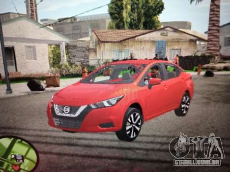 Nissan Versa 2022 para GTA San Andreas