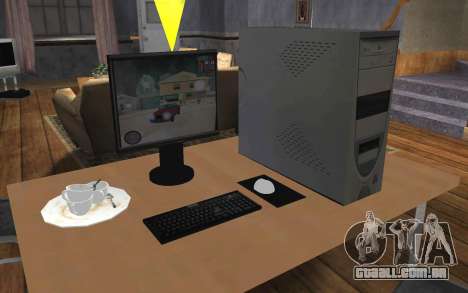 Computador na casa Cj para GTA San Andreas