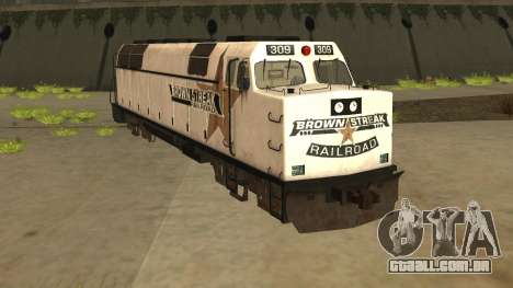 Trem de Listras Marrom v1.8.1 para GTA San Andreas