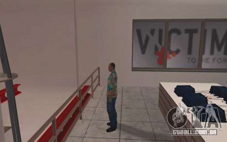 Camiseta com rublos para GTA CR para GTA San Andreas