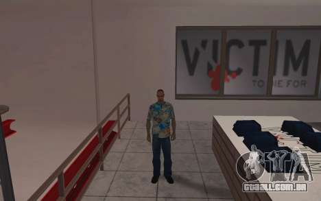 Camiseta com rublos para GTA CR para GTA San Andreas