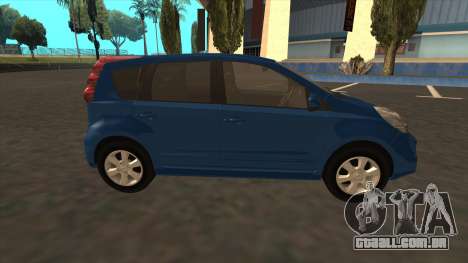 Nissan Note 2011 [IVF] para GTA San Andreas