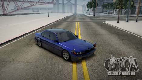 Bmw E38 Subwoofer para GTA San Andreas