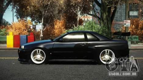 Nissan Skyline R34 Tuhina para GTA 4