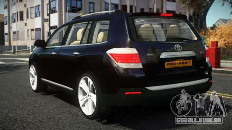 Toyota Highlander Faset para GTA 4